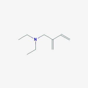 molecular formula C9H17N B14273929 N,N-Diethyl-2-methylidenebut-3-en-1-amine CAS No. 128328-68-7
