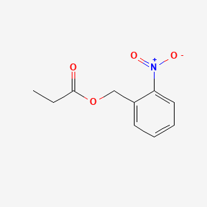 molecular formula C10H11NO4 B14273949 o-Nitrobenzyl propionate CAS No. 132663-51-5