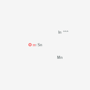 molecular formula InMnOSn B14273961 CID 71350453 CAS No. 163549-44-8