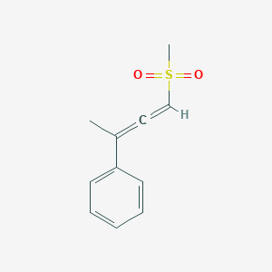 molecular formula C11H12O2S B14273975 [4-(Methanesulfonyl)buta-2,3-dien-2-yl]benzene CAS No. 127718-95-0