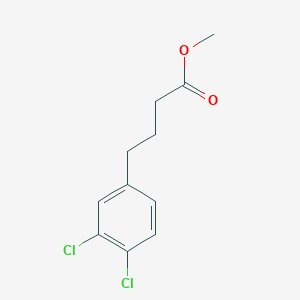 molecular formula C11H12Cl2O2 B1427398 Methyl 4-(3,4-dichlorophenyl)butanoate CAS No. 1368308-27-3