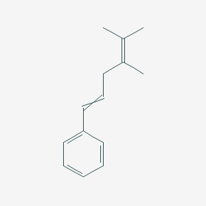 molecular formula C14H18 B14273988 (4,5-Dimethylhexa-1,4-dien-1-yl)benzene CAS No. 135519-74-3