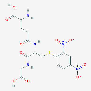 molecular formula C16H19N5O10S B014274 S-(2,4-二硝基苯基)谷胱甘肽 CAS No. 26289-39-4
