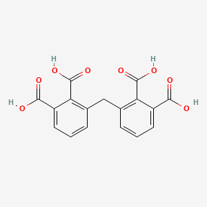 molecular formula C17H12O8 B14274019 3,3'-Methylenedi(benzene-1,2-dicarboxylic acid) CAS No. 138487-94-2