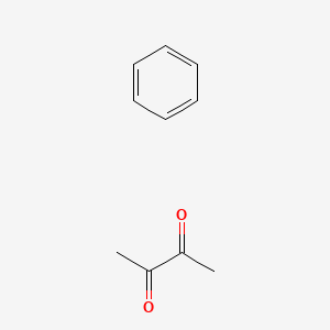 molecular formula C10H12O2 B14274025 Benzene;butane-2,3-dione CAS No. 152685-50-2