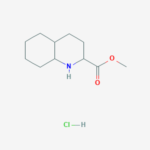 Methyl decahydroquinoline-2-carboxylate hydrochloride