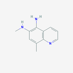 molecular formula C11H13N3 B1427405 N6,8-dimethylquinoline-5,6-diamine CAS No. 1351516-55-6