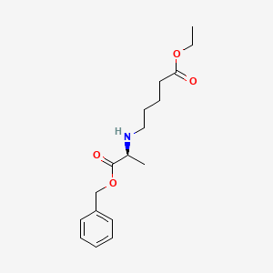 N-[1(S)-(ethoxycarbonyl)butyl]-L-alanine benzyl ester