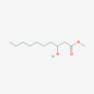 molecular formula C11H22O3 B142741 Methyl 3-hydroxydecanoate CAS No. 62675-82-5