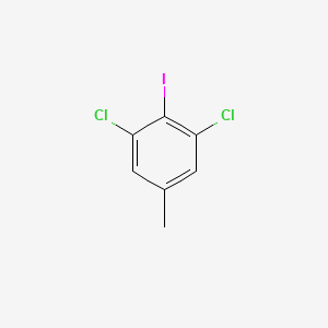 molecular formula C7H5Cl2I B1427412 1,3-Dichloro-2-iodo-5-methylbenzene CAS No. 939990-12-2