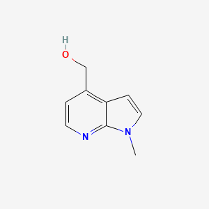 molecular formula C9H10N2O B1427418 {1-methyl-1H-pyrrolo[2,3-b]pyridin-4-yl}methanol CAS No. 1268516-15-9