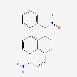 molecular formula C20H12N2O2 B14274228 1-Amino-6-nitrobenzo(a)pyrene CAS No. 132482-43-0