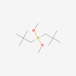 molecular formula C12H28O2Si B14274247 Bis(2,2-dimethylpropyl)(dimethoxy)silane CAS No. 134719-66-7