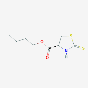 molecular formula C8H13NO2S2 B14274267 butyl (4R)-2-sulfanylidene-1,3-thiazolidine-4-carboxylate CAS No. 162471-33-2