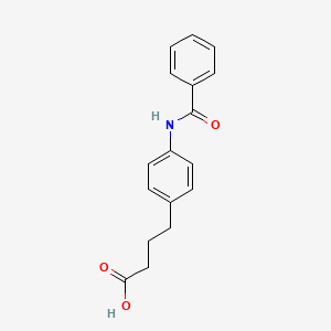 molecular formula C17H17NO3 B14274384 Benzenebutanoic acid, 4-(benzoylamino)- CAS No. 177653-17-7