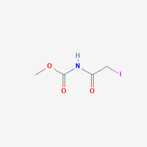 molecular formula C4H6INO3 B1427441 methyl N-(2-iodoacetyl)carbamate CAS No. 1343972-56-4