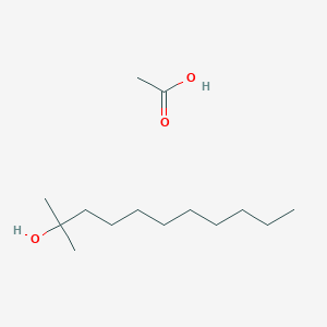 molecular formula C14H30O3 B14274414 Acetic acid;2-methylundecan-2-ol CAS No. 163399-21-1