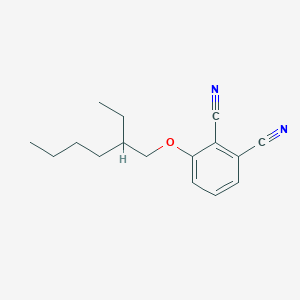 molecular formula C16H20N2O B14274419 1,2-Benzenedicarbonitrile, 3-[(2-ethylhexyl)oxy]- CAS No. 130107-88-9
