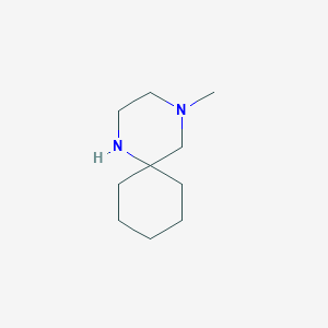 molecular formula C10H20N2 B1427442 4-Methyl-1,4-diazaspiro[5.5]undecane CAS No. 933689-94-2