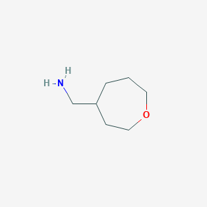 molecular formula C7H15NO B1427444 Oxepan-4-ylmethanamine CAS No. 1367992-64-0