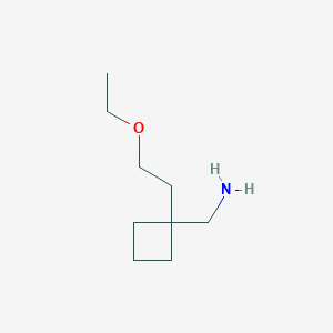 [1-(2-Ethoxyethyl)cyclobutyl]methanamine