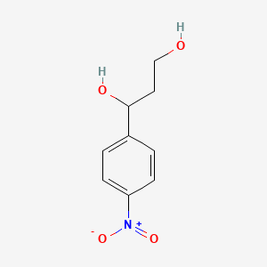 molecular formula C9H11NO4 B14274485 1,3-Propanediol, 1-(4-nitrophenyl)- CAS No. 134250-58-1