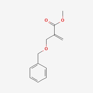 molecular formula C12H14O3 B14274488 Methyl 2-[(benzyloxy)methyl]prop-2-enoate CAS No. 154201-91-9