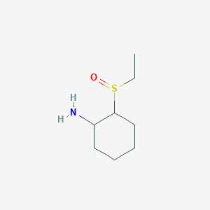 molecular formula C8H17NOS B1427451 2-(乙硫酰基)环己-1-胺 CAS No. 1342273-35-1