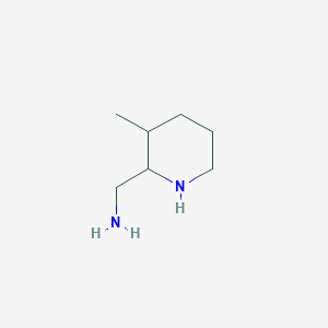 molecular formula C7H16N2 B1427454 (3-甲基哌啶-2-基)甲胺 CAS No. 1479901-17-1