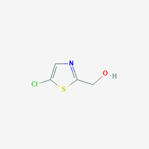 molecular formula C4H4ClNOS B1427457 (5-Chloro-1,3-thiazol-2-YL)methanol CAS No. 50398-78-2