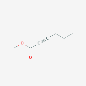 molecular formula C8H12O2 B1427461 Methyl 5-methylhex-2-ynoate CAS No. 35087-34-4
