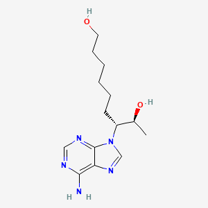 molecular formula C14H23N5O2 B14274635 1,8-Nonanediol, 7-(6-amino-9H-purin-9-yl)-, (7R,8S)- CAS No. 159722-90-4
