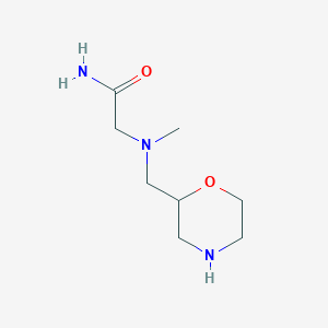 2-[Methyl(morpholin-2-ylmethyl)amino]acetamide