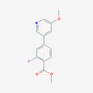 Methyl 2-fluoro-4-(5-methoxypyridin-3-yl)benzoate