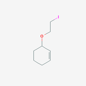 molecular formula C8H13IO B14274808 3-(2-Iodoethoxy)cyclohex-1-ene CAS No. 183808-73-3