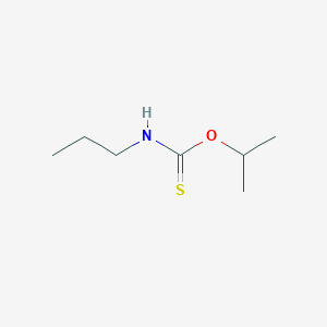 molecular formula C7H15NOS B14274818 O-Propan-2-yl propylcarbamothioate CAS No. 133167-72-3