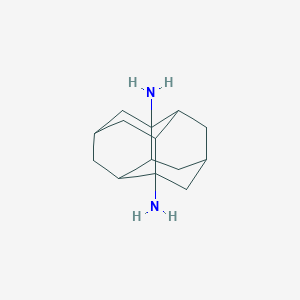 molecular formula C14H22N2 B14274826 1,6-Diaminodiamantane CAS No. 166040-10-4