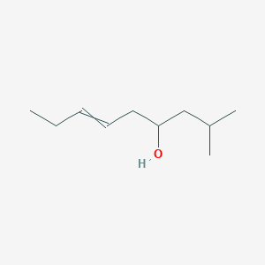 molecular formula C10H20O B14274831 2-Methylnon-6-en-4-ol CAS No. 136496-38-3