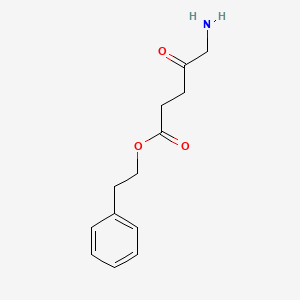 molecular formula C13H17NO3 B14274846 Pentanoic acid, 5-amino-4-oxo-, 2-phenylethyl ester CAS No. 163271-26-9