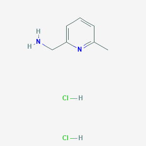 molecular formula C7H12Cl2N2 B1427485 (6-Methylpyridin-2-yl)methanamine dihydrochloride CAS No. 858838-82-1