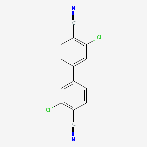 2-Chloro-4-(3-chloro-4-cyanophenyl)benzonitrile
