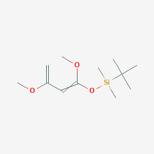 molecular formula C12H24O3Si B14274917 tert-Butyl[(1,3-dimethoxybuta-1,3-dien-1-yl)oxy]dimethylsilane CAS No. 159147-12-3