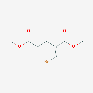 molecular formula C8H11BrO4 B14274957 Dimethyl 2-(bromomethylidene)pentanedioate CAS No. 149524-63-0