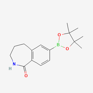 7-(tetramethyl-1,3,2-dioxaborolan-2-yl)-2,3,4,5-tetrahydro-1H-2-benzazepin-1-one