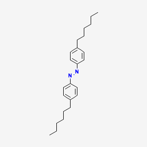 molecular formula C24H34N2 B14275075 (E)-Bis(4-hexylphenyl)diazene CAS No. 137274-53-4
