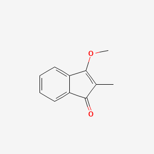 molecular formula C11H10O2 B14275140 3-Methoxy-2-methyl-1H-inden-1-one CAS No. 154374-71-7