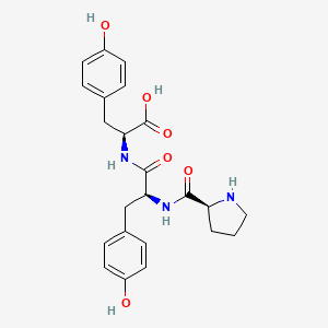 molecular formula C23H27N3O6 B14275189 Pro-Tyr-Tyr CAS No. 179119-65-4