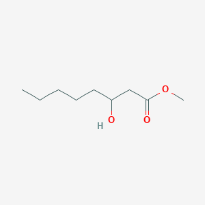 molecular formula C9H18O3 B142752 Methyl 3-hydroxyoctanoate CAS No. 7367-87-5