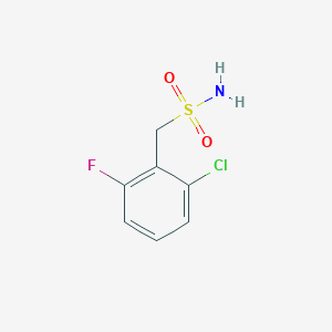 molecular formula C7H7ClFNO2S B1427526 (2-Chloro-6-fluorophenyl)methanesulfonamide CAS No. 174303-00-5