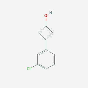molecular formula C10H11ClO B1427529 3-(3-Chlorophenyl)cyclobutan-1-ol CAS No. 152714-11-9